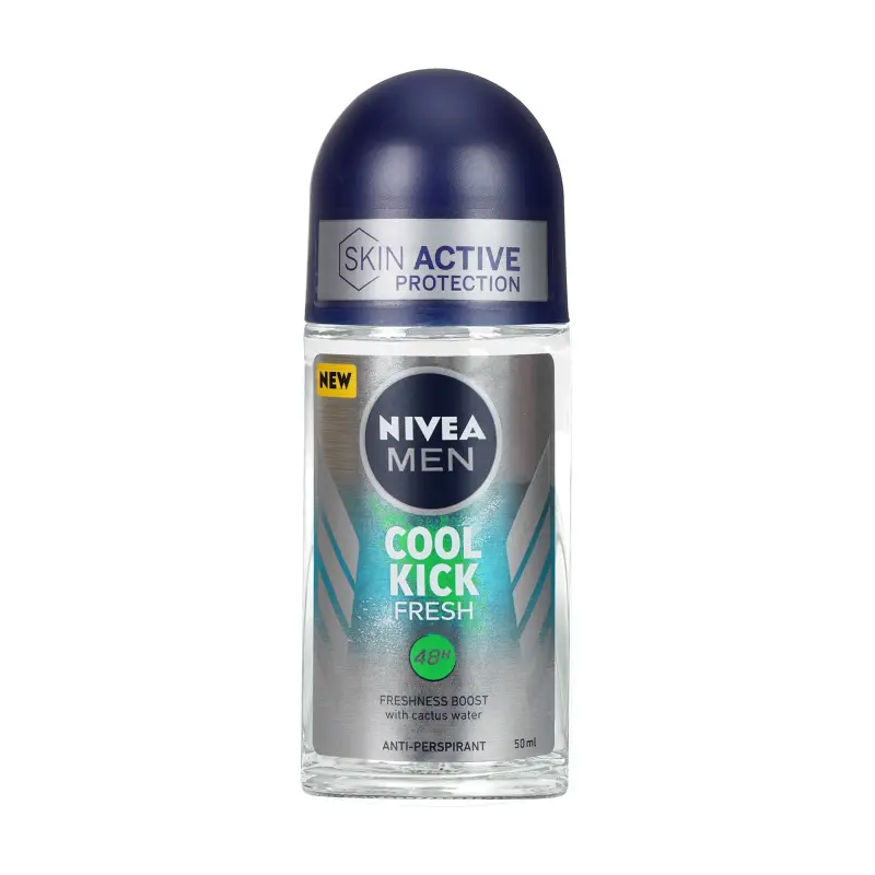 NIVEA Men Skin Active Protection Αποσμητικό Roll On Cool Kick Fresh 50ml
