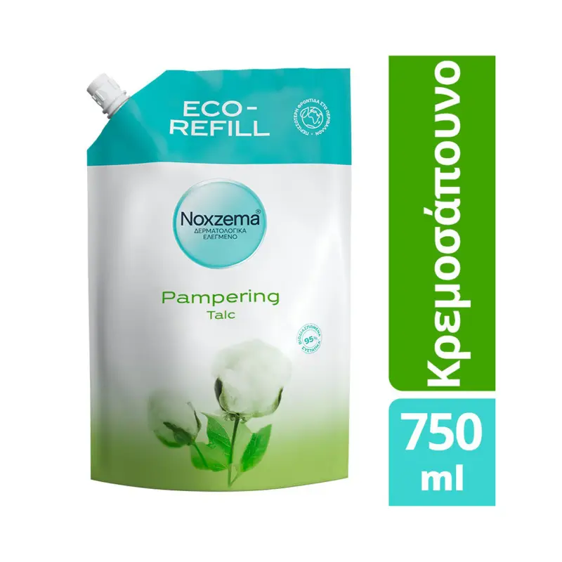 NOXZEMA Κρεμοσάπουνο Talc Ανταλλακτικό 750ml
