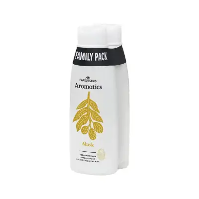 PAPOUTSANIS Aromatics Αφρόλουτρο Musk Family Pack 2x650ml