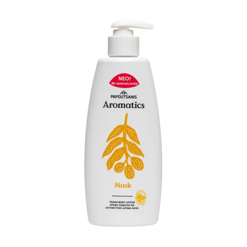 PAPOUTSANIS Aromatics Κρέμα Σώματος Musk Vegan 300ml
