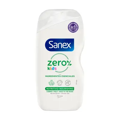 SANEX Zero Kids Αφρόλουτρο Head to Toe Nourishing Vegan 475ml