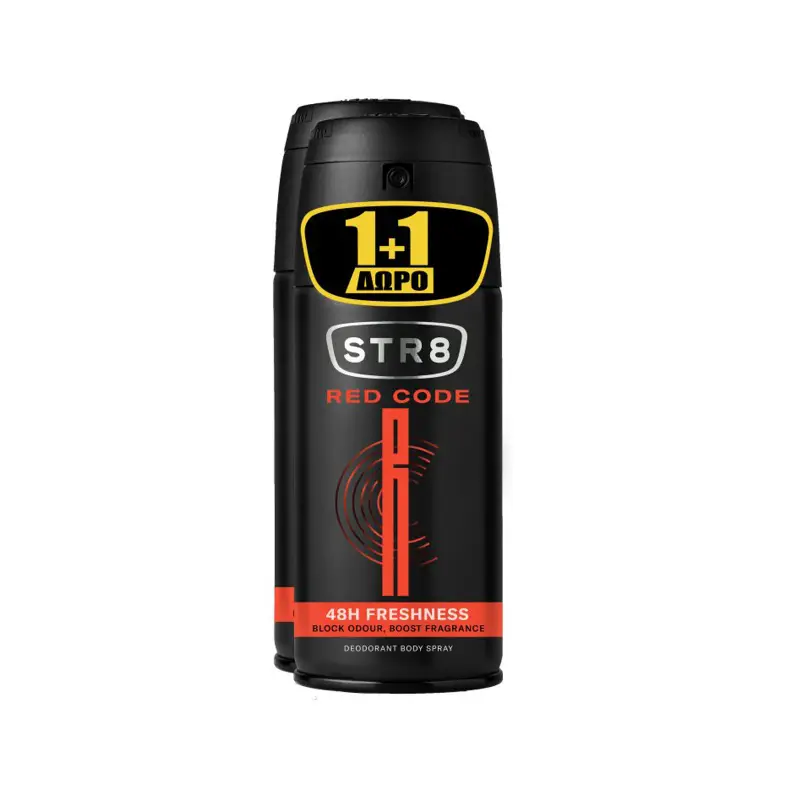 STR8 Αποσμητικό Spray Red Code 150ml 1+1 Δώρο
