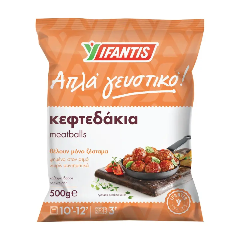 IFANTIS Κεφτεδάκια Απλά Γευστικό 500g