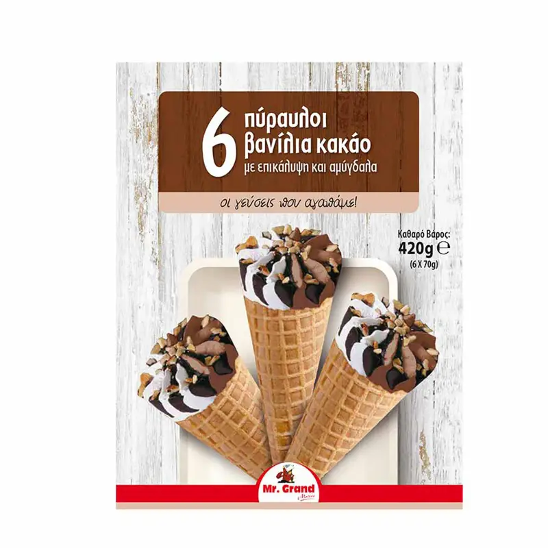 MR.GRAND Παγωτό Παρφέ Βανίλια Κακάο 500γρ. _1lt