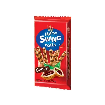 Flis Happy Swing Rolls Γκοφρέτα Κρέμα Κακάο 150gr