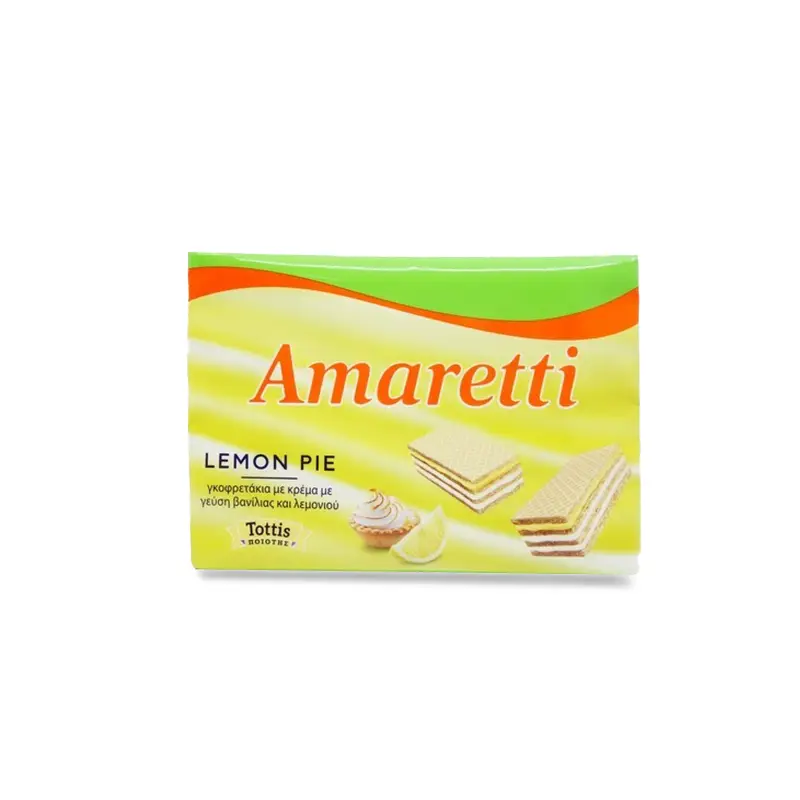 TOTTIS AMARETTI Γκοφρέτα Lemon Pie 90g