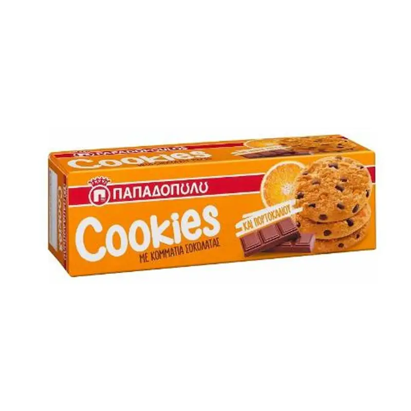 Lovely Cookies Σοκολάτα Πορτοκάλι 180gr