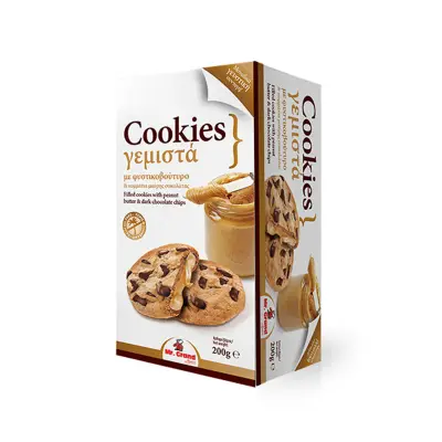 MR.GRAND Cookies Γεμιστά Με Φυστικοβούτυρο 200γρ