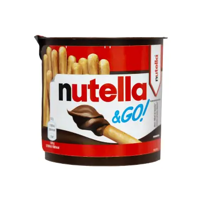 NUTELLA & Go Πραλίνα Φουντουκιού με Κριτσίνια 52g
