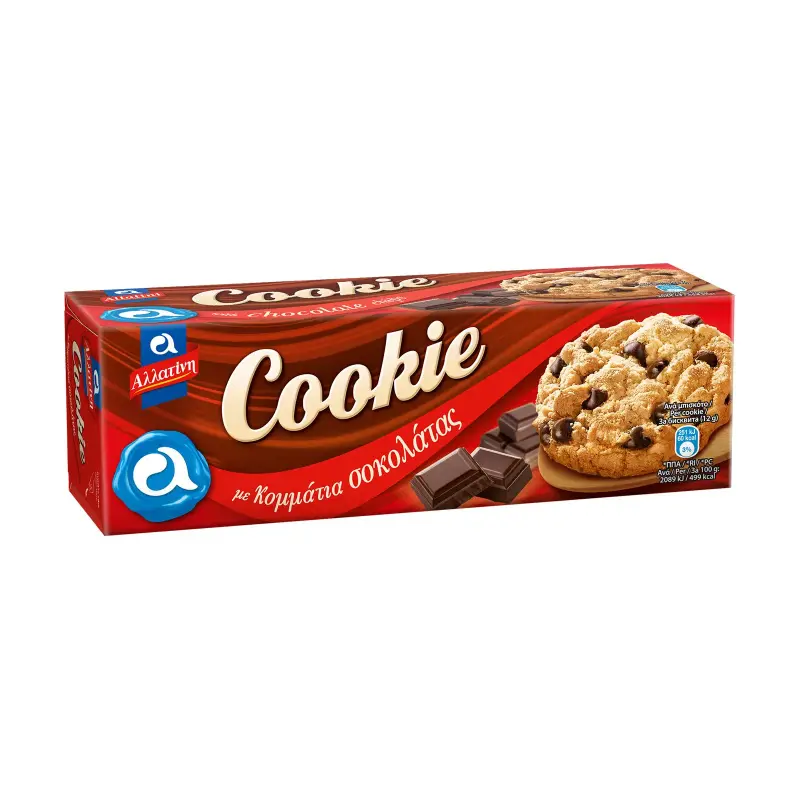 ΑΛΛΑΤΙΝΗ Cookie Μπισκότα με Κομμάτια Σοκολάτας 175g