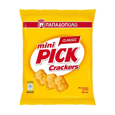 ΠΑΠΑΔΟΠΟΥΛΟΥ Mini Pick Crackers Classic Vegan 70g