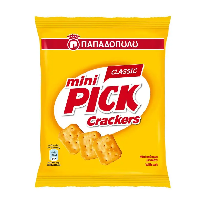 ΠΑΠΑΔΟΠΟΥΛΟΥ Mini Pick Crackers Classic Vegan 70g