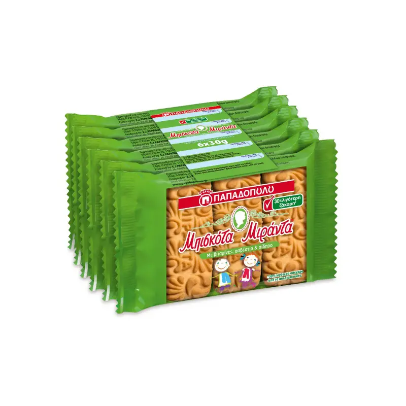 ΠΑΠΑΔΟΠΟΥΛΟΥ MΙΡΑΝΤΑ FRESH PACKS 6×30 gr
