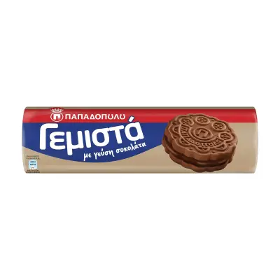 ΠΑΠΑΔΟΠΟΥΛΟΥ Γεμιστά Μπισκότα με γεύση Σοκολάτα 200g
