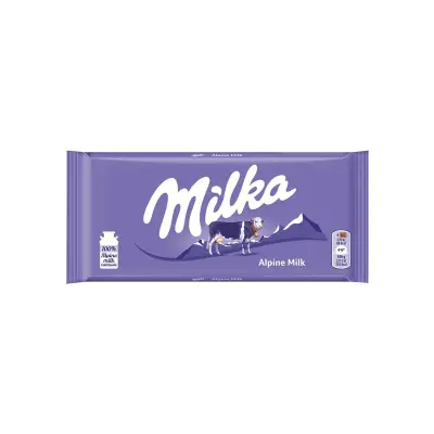 MILKA Σοκολάτα Γάλακτος Alpine Milk 100g