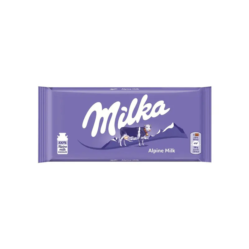 MILKA Σοκολάτα Γάλακτος Alpine Milk 100g