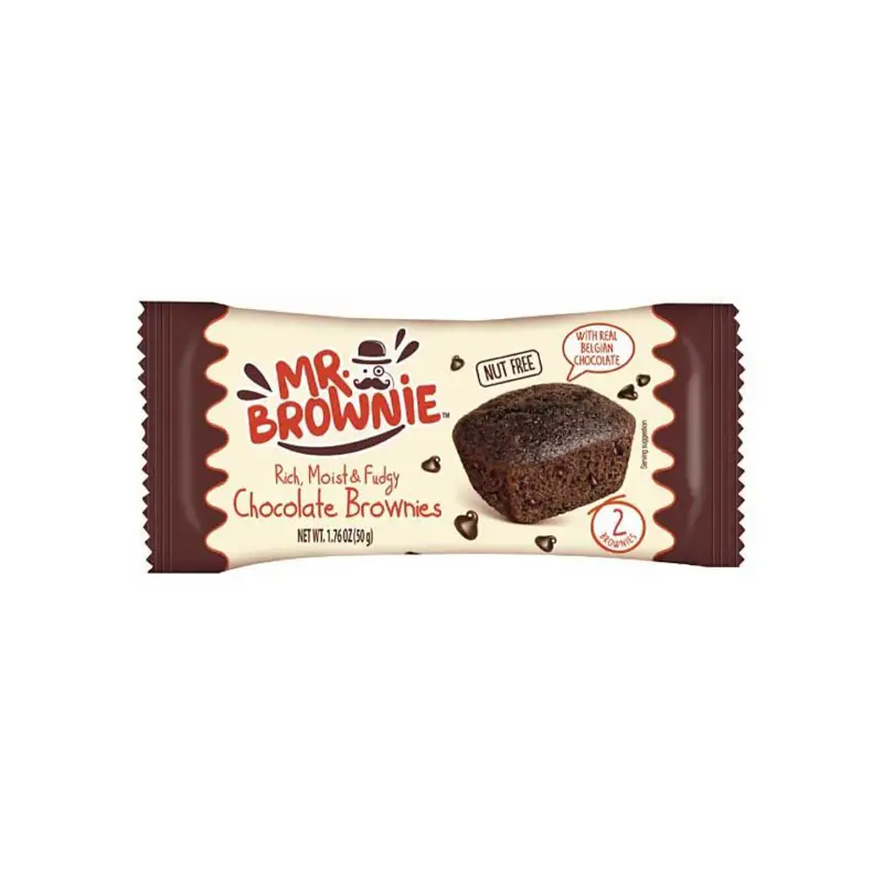 MR BROWNIE ΒΕΛΓIKH ΣΟΚΟΛATA ΑΤΟΜIKO 50ΓΡ