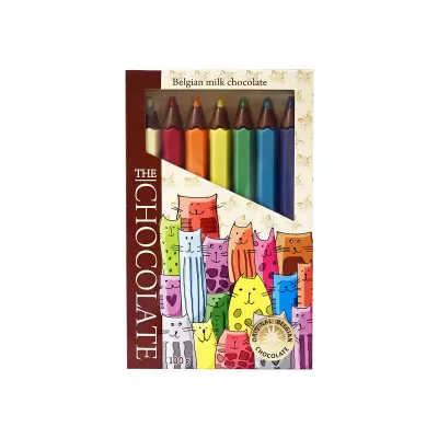 The Chocolate Μολυβια σοκολάτα γάλακτος γατάκια 100g