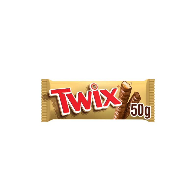 TWIX Σοκολάτα Γάλακτος Μπισκότο Καραμέλα 50gr