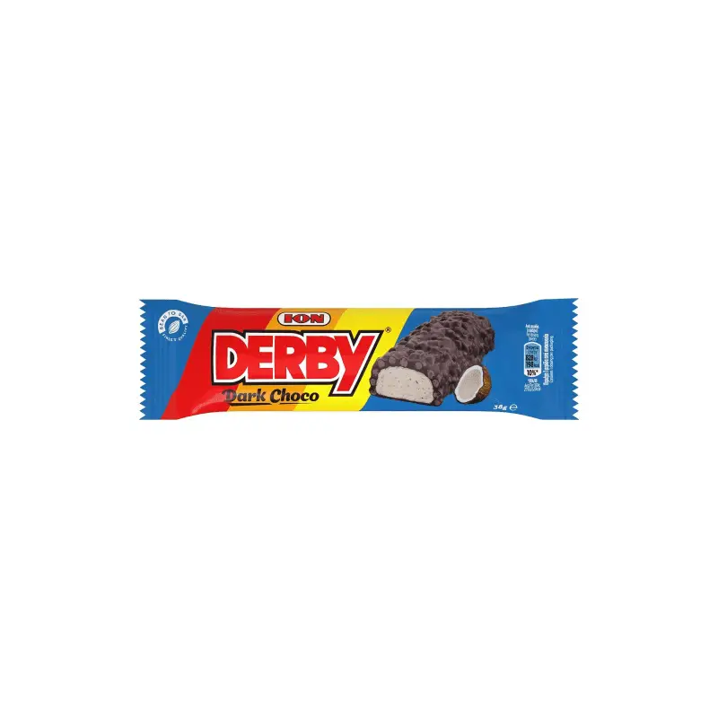 ΙΟΝ DERBY Σοκολάτα Υγείας-Crisp Rise & Καρύδα 38gr