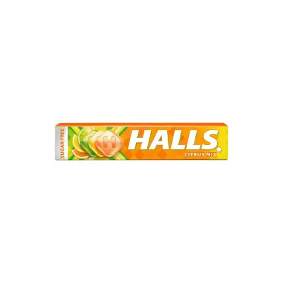 HALLS Καραμέλα Citrus Mix 32gr