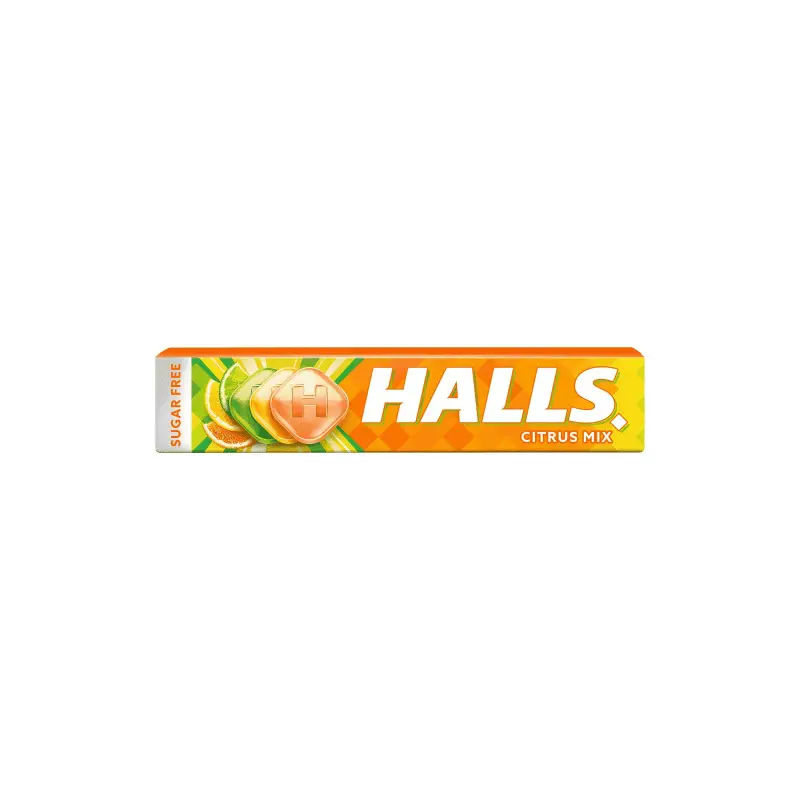 HALLS Καραμέλα Citrus Mix 32gr