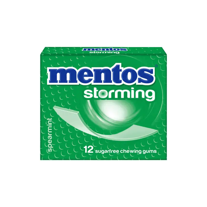 MENTOS Storming Spearmint Τσίχλες 33gr