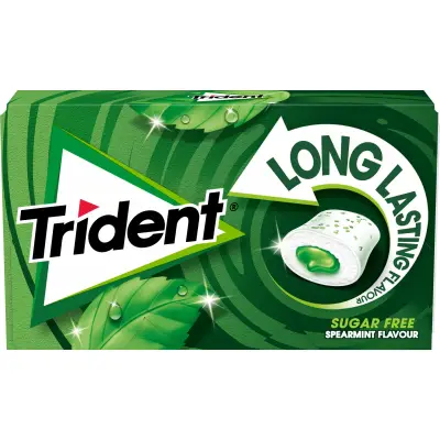 TRIDENT SPLASH _ Τσίχλες Long Lasting Δυόσμος 22g