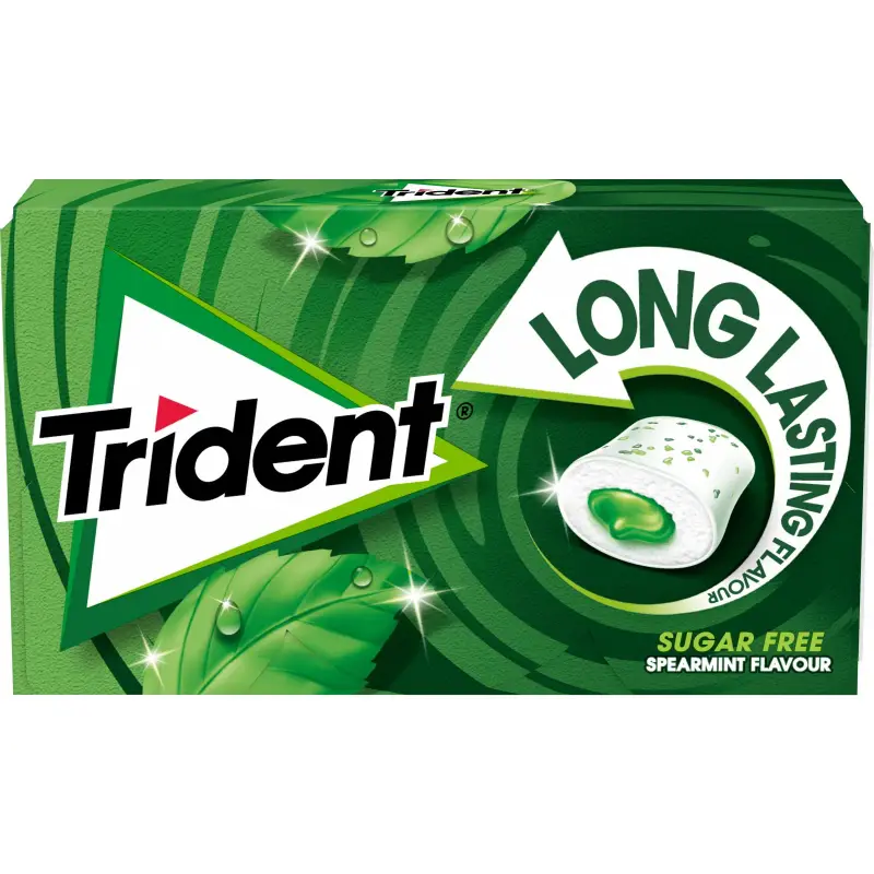 TRIDENT SPLASH _ Τσίχλες Long Lasting Δυόσμος 22g