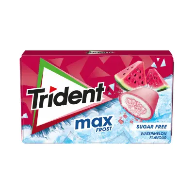 TRIDENT Τσίχλες Max Frost Καρπούζι 20g