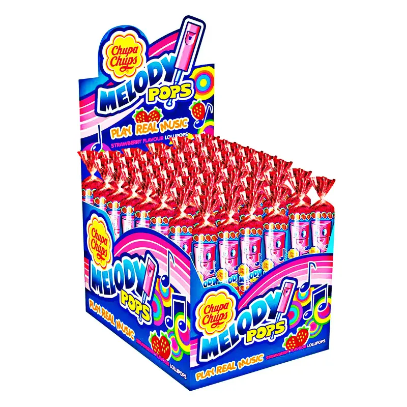 Γλειφιτζούρι Chupa Chups Melody Pops, Σφυρίχτρα Συσκευασία 48 τμχ