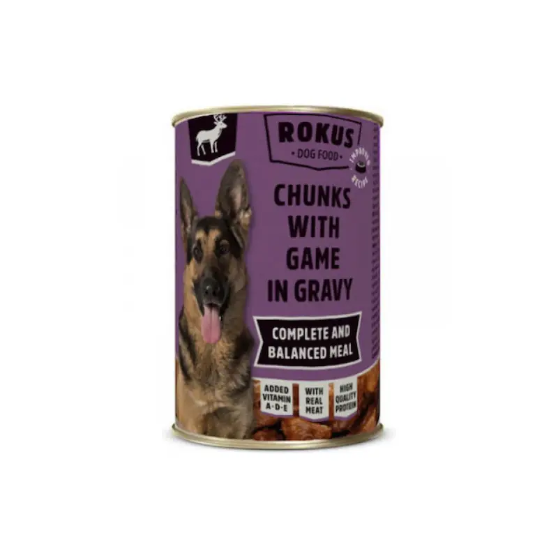 ROKUS De Haan Dog Κονσέρβα Ελάφι 1240gr