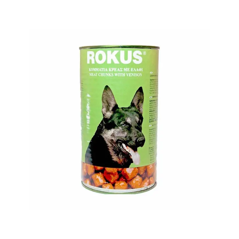 ROKUS Κονσέρβα Σκύλου Ελάφι 1250 γρ