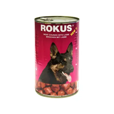ROKUS Υγρή Τροφή Σκύλων σε Κονσέρβα με Αρνί 1250gr