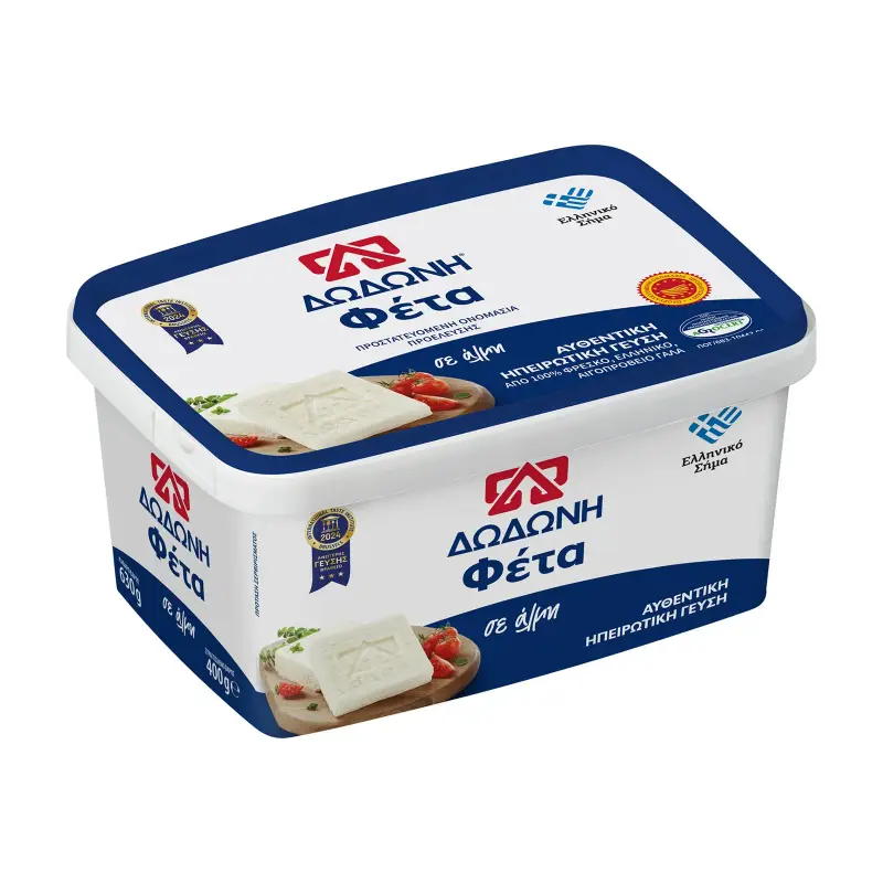 ΔΩΔΩΝΗ Φέτα ΠΟΠ σε Άλμη 400g